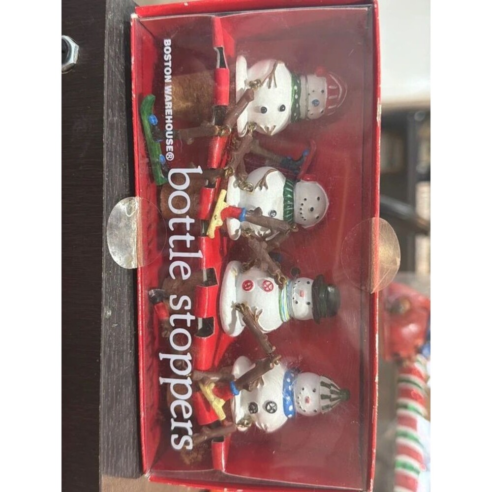 Christmas bottle stoppers